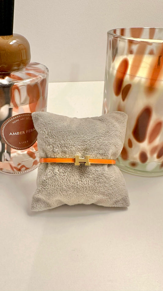 Bracelet Jonc H [ Orange  ]