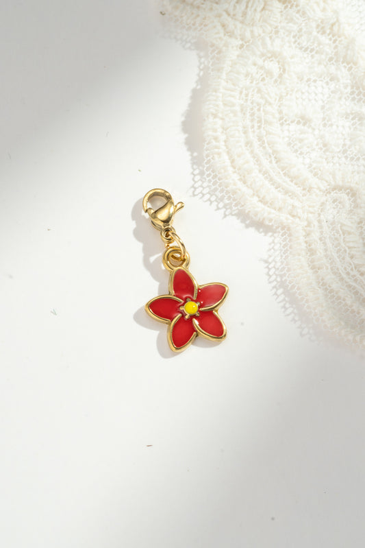 Charms Fleurs [ Rouge ]