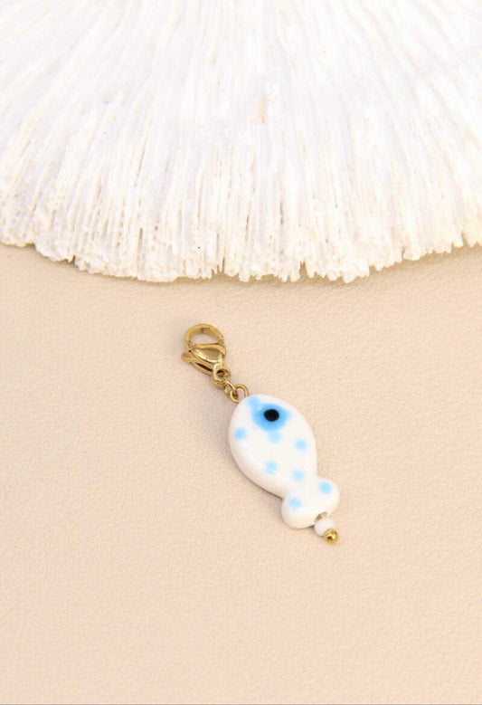 Charms Poisson [ Bleu & Blanc ]