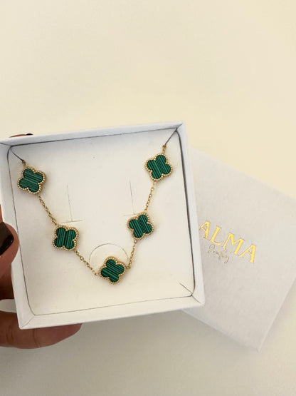 Bracelet Trèfle [ Vert ]